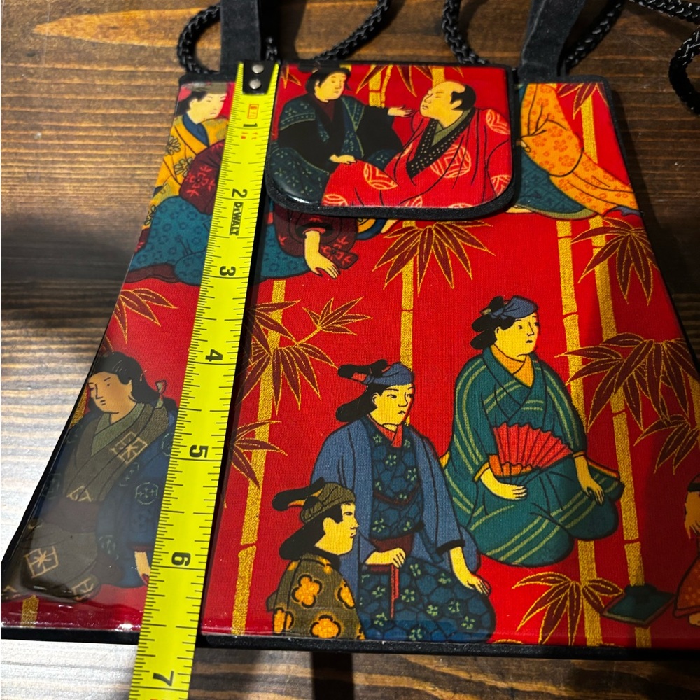 Angela Frascone Vintage Japanese Art Print Handbag - Rare & Artistic - Picture 10 of 13